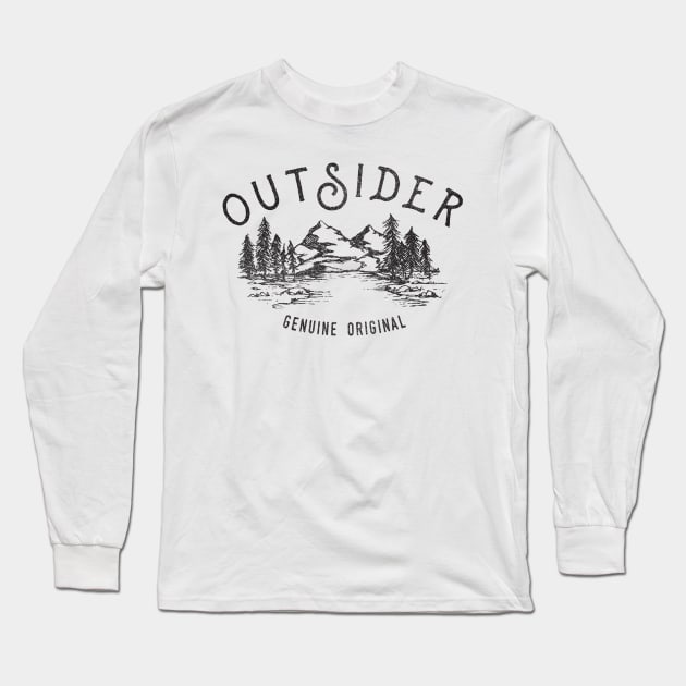 Outsider Long Sleeve T-Shirt by cabinsupply